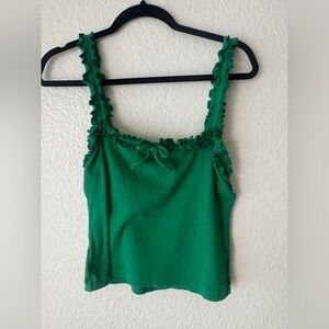 The Dorrie Ruffled Cami by Maeve at Anthropologie